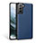 Soft Luxury Leather Snap On Case Cover S03 for Samsung Galaxy S21 5G Blue