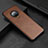 Soft Luxury Leather Snap On Case Cover S03 for Vivo Nex 3 Brown