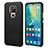 Soft Luxury Leather Snap On Case Cover S04 for Huawei Mate 20 Black