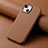 Soft Luxury Leather Snap On Case Cover S04D for Apple iPhone 14