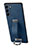 Soft Luxury Leather Snap On Case Cover S05 for Samsung Galaxy S22 5G Blue