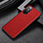 Soft Luxury Leather Snap On Case Cover S06 for Huawei Nova 8 5G Red