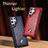 Soft Luxury Leather Snap On Case Cover S06D for Samsung Galaxy S22 Ultra 5G