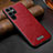 Soft Luxury Leather Snap On Case Cover S07 for Samsung Galaxy S21 Ultra 5G