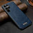 Soft Luxury Leather Snap On Case Cover S07 for Samsung Galaxy S22 Ultra 5G