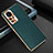 Soft Luxury Leather Snap On Case Cover S07 for Xiaomi Mi 12 5G Green