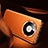 Soft Luxury Leather Snap On Case Cover S08 for Huawei Mate 40E 5G Orange