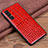 Soft Luxury Leather Snap On Case Cover S08 for Oppo Reno3 Pro Red