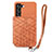 Soft Luxury Leather Snap On Case Cover S08D for Samsung Galaxy S21 5G