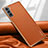 Soft Luxury Leather Snap On Case Cover S09 for Samsung Galaxy S22 5G