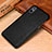 Soft Luxury Leather Snap On Case Cover S10 for Apple iPhone Xs Black