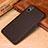 Soft Luxury Leather Snap On Case Cover S10 for Apple iPhone Xs Brown
