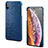 Soft Luxury Leather Snap On Case Cover S12 for Apple iPhone Xs