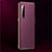Soft Luxury Leather Snap On Case Cover U02 for Oppo Find X2 Pro Red Wine