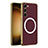 Soft Luxury Leather Snap On Case Cover with Mag-Safe Magnetic AC1 for Samsung Galaxy S21 Plus 5G