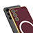 Soft Luxury Leather Snap On Case Cover with Mag-Safe Magnetic AC1 for Samsung Galaxy S23 5G