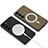 Soft Luxury Leather Snap On Case Cover with Mag-Safe Magnetic AC2 for Samsung Galaxy S22 Plus 5G