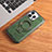 Soft Luxury Leather Snap On Case Cover with Mag-Safe Magnetic JD1 for Apple iPhone 14 Pro Green