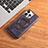 Soft Luxury Leather Snap On Case Cover with Mag-Safe Magnetic JD1 for Apple iPhone 14 Pro Purple