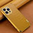 Soft Luxury Leather Snap On Case Cover XD1 for Apple iPhone 13 Pro Max Yellow