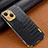 Soft Luxury Leather Snap On Case Cover XD1 for Apple iPhone 14 Plus Black