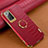 Soft Luxury Leather Snap On Case Cover XD1 for Samsung Galaxy Note 20 5G Red