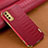 Soft Luxury Leather Snap On Case Cover XD1 for Vivo Y11s Red