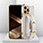 Soft Luxury Leather Snap On Case Cover XD2 for Apple iPhone 13 Pro White