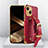 Soft Luxury Leather Snap On Case Cover XD2 for Apple iPhone 13 Red