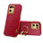 Soft Luxury Leather Snap On Case Cover XD2 for Oppo Reno8 4G Red