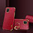 Soft Luxury Leather Snap On Case Cover XD2 for Samsung Galaxy M60s Red