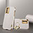 Soft Luxury Leather Snap On Case Cover XD2 for Samsung Galaxy S23 FE 5G White