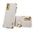 Soft Luxury Leather Snap On Case Cover XD2 for Vivo Y11s White