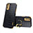 Soft Luxury Leather Snap On Case Cover XD2 for Vivo Y20s