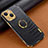 Soft Luxury Leather Snap On Case Cover XD3 for Apple iPhone 13 Black