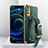 Soft Luxury Leather Snap On Case Cover XD3 for Vivo Y30 Green