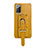 Soft Luxury Leather Snap On Case Cover XD5 for Samsung Galaxy Note 20 5G Yellow
