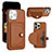 Soft Luxury Leather Snap On Case Cover Y01B for Apple iPhone 14 Pro