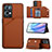 Soft Luxury Leather Snap On Case Cover Y01B for Oppo Reno7 Pro 5G