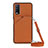 Soft Luxury Leather Snap On Case Cover Y01B for Vivo Y30