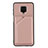 Soft Luxury Leather Snap On Case Cover Y01B for Xiaomi Redmi Note 9 Pro Rose Gold