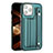 Soft Luxury Leather Snap On Case Cover Y02B for Apple iPhone 14 Pro Green