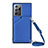 Soft Luxury Leather Snap On Case Cover Y02B for Samsung Galaxy Note 20 Ultra 5G Blue