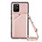 Soft Luxury Leather Snap On Case Cover Y02B for Samsung Galaxy S10 Lite Rose Gold