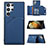 Soft Luxury Leather Snap On Case Cover Y02B for Samsung Galaxy S23 Ultra 5G