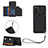 Soft Luxury Leather Snap On Case Cover Y03B for Samsung Galaxy S20 Black