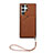 Soft Luxury Leather Snap On Case Cover Y03B for Samsung Galaxy S21 Ultra 5G