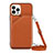Soft Luxury Leather Snap On Case Cover Y04B for Apple iPhone 13 Pro