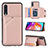 Soft Luxury Leather Snap On Case Cover Y04B for Samsung Galaxy A70S