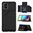 Soft Luxury Leather Snap On Case Cover Y04B for Samsung Galaxy A71 5G Black